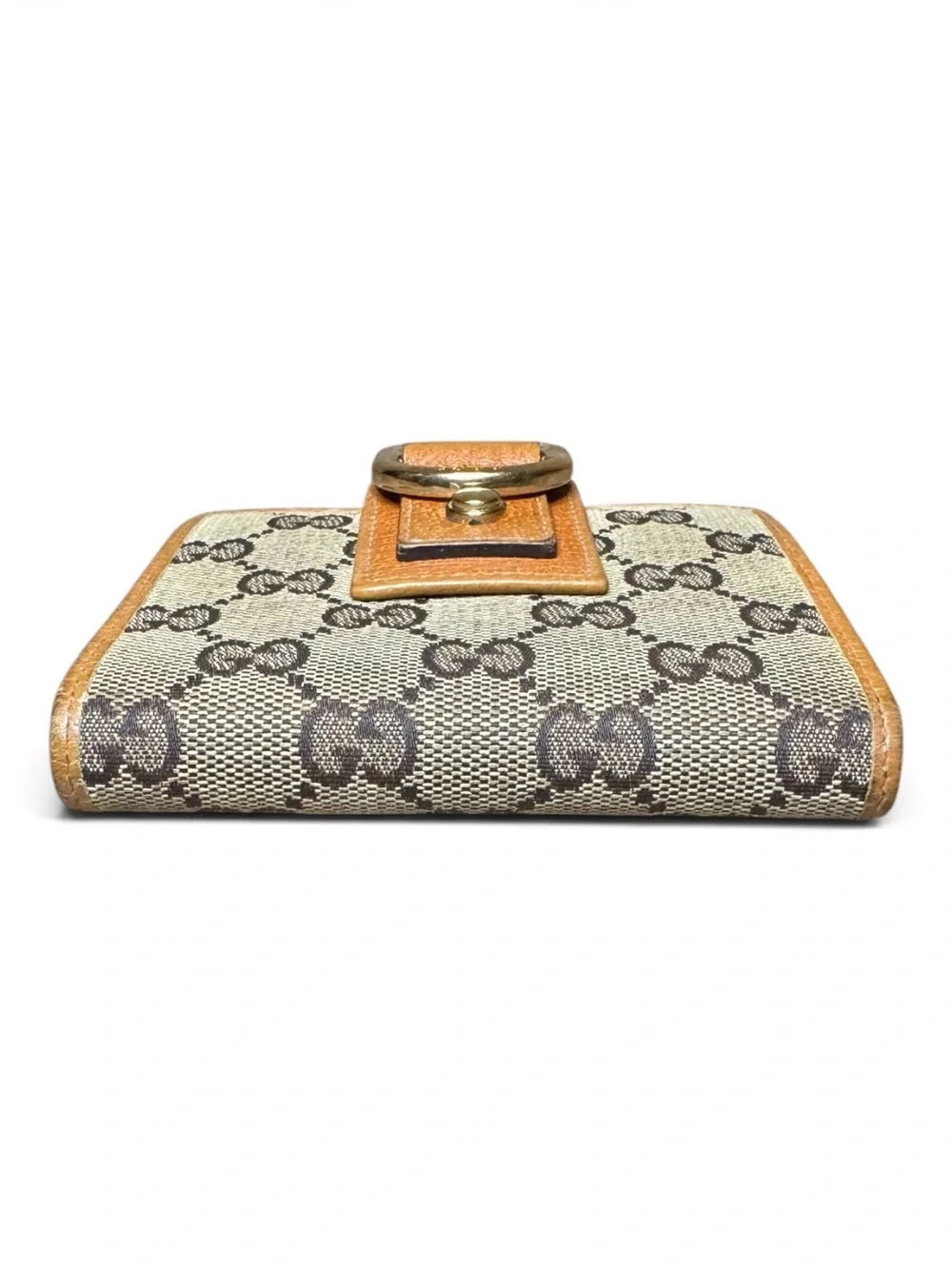 Gucci Abbey Compact GG Canvas Compact Wallet
